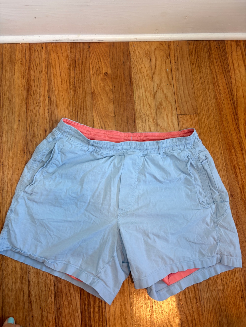 birddogs Athletic Shorts in Blue Size Large Lined